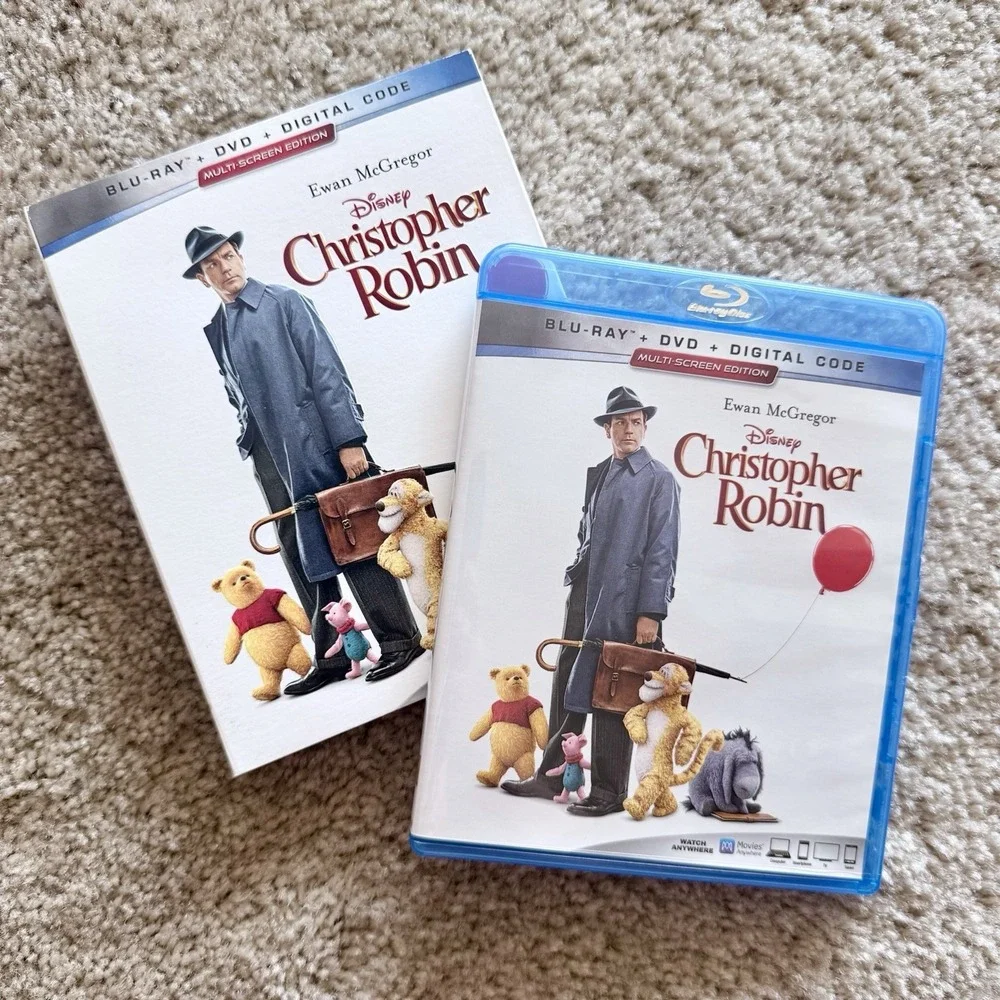 Christopher Robin Blu-ray/DVD/Digital 2018 2-Disc Slipcover Disney Ewan McGregor - Picture 4 of 8